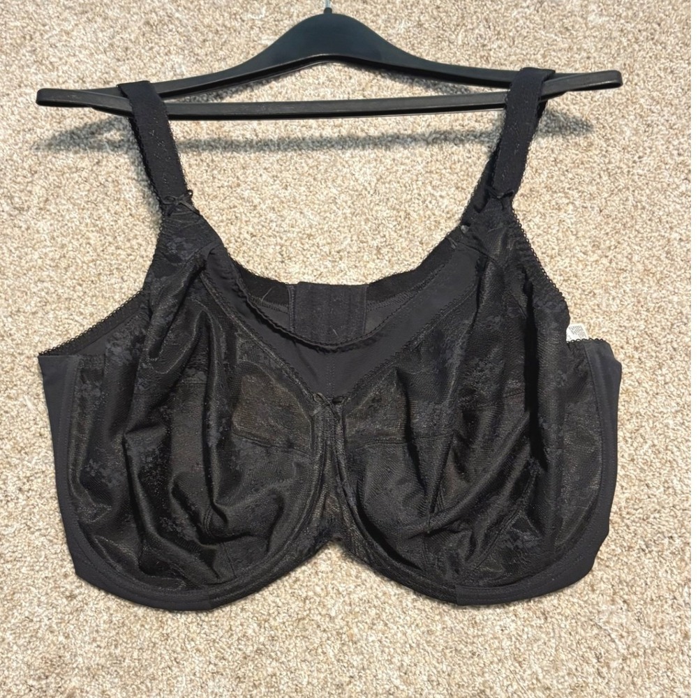 Goddess Bra Womens 44H Black Kayla Full Coverage Underwire GD6041BLk         K‎